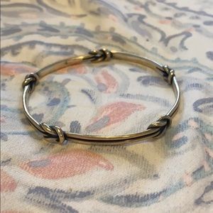 James Avery Lovers Knot Bangle Bracelet